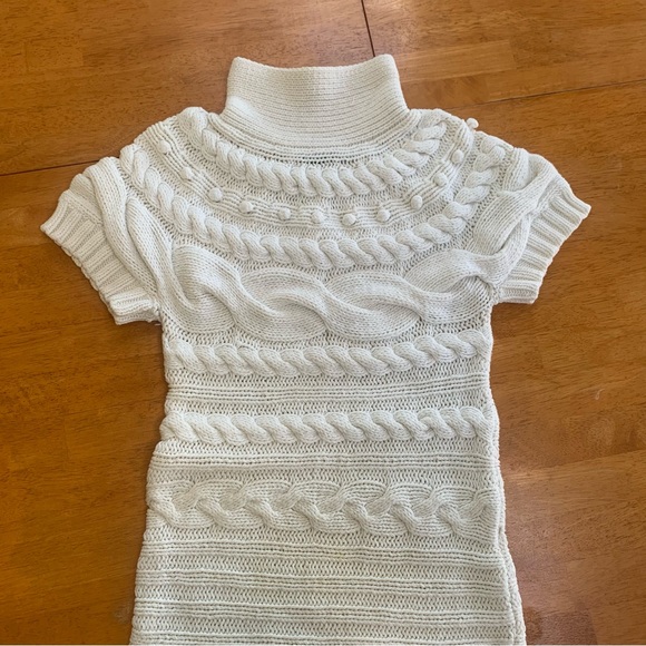 Kenzie White Sweater Dress - Picture 3 of 6